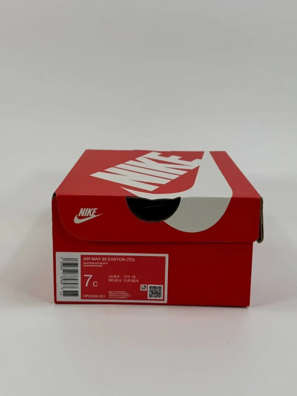 Nike Air Max 90 Easyon TD 'Black' HF6359-001 size 7C